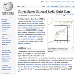 Chapter National Radio Quiet Zone image.