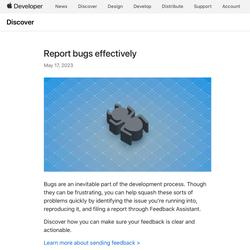 Chapter “Report bugs effectively” image.