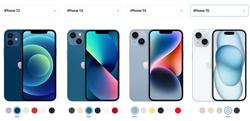 Chapter "Blue" iPhones over time image.